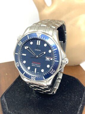 Omega Seamaster Men's Watch 2221.80 Swiss Quartz Blue Dial Stainless Steel 41mm